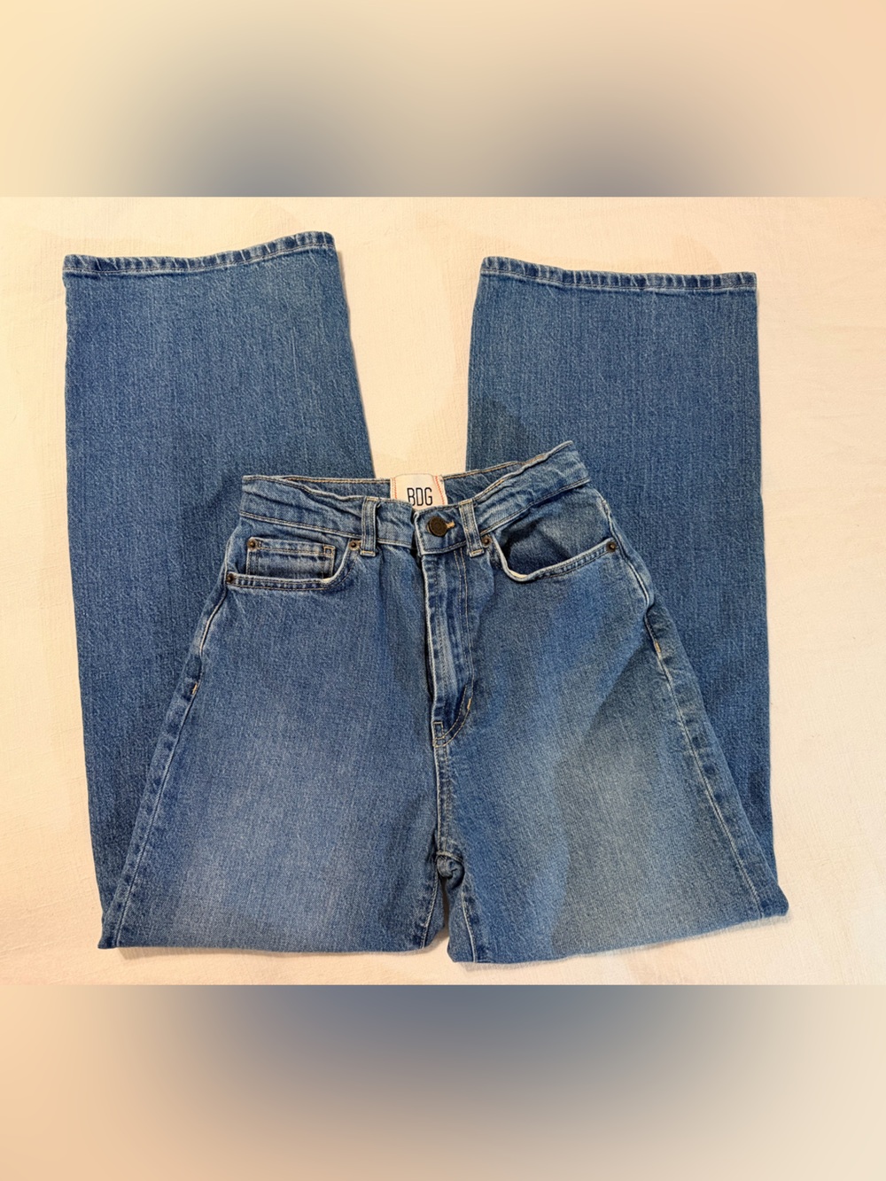 BDG High and Wide Blue Jeans